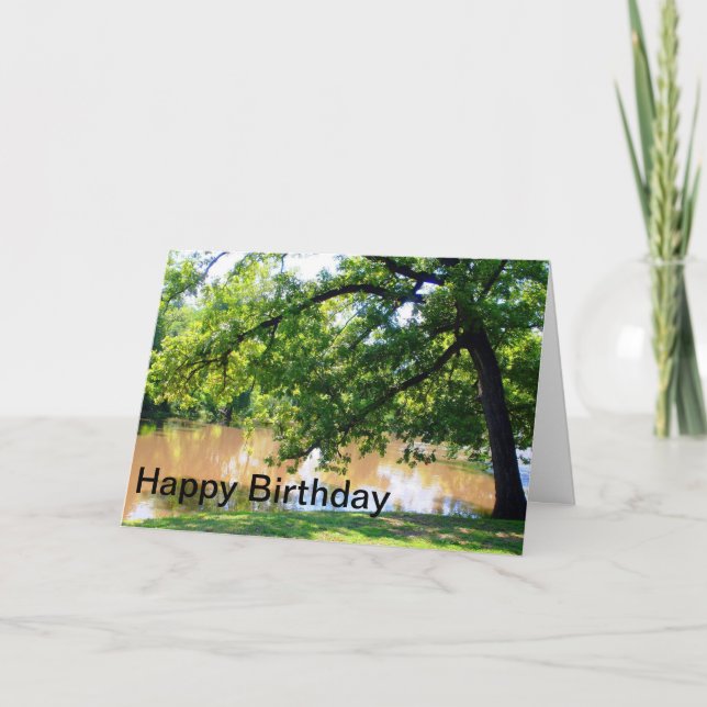 Missouri Shoal Creek Mens Summer Photo Birthday   Card (Front)