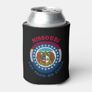 MISSOURI SHOW-ME STATE FLAG CAN COOLER