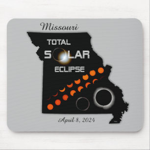 Missouri Solar Eclipse Mousepad