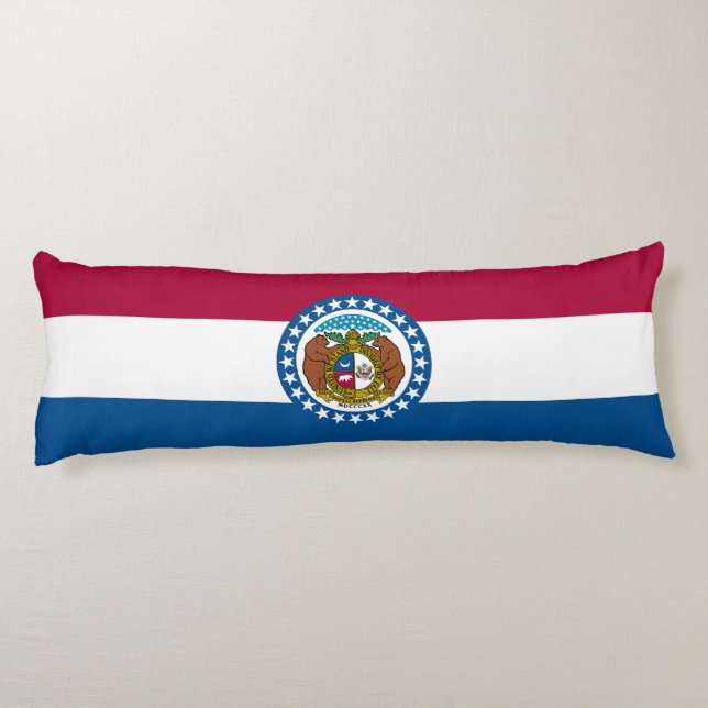 Missouri State Flag Body Cushion (Back)