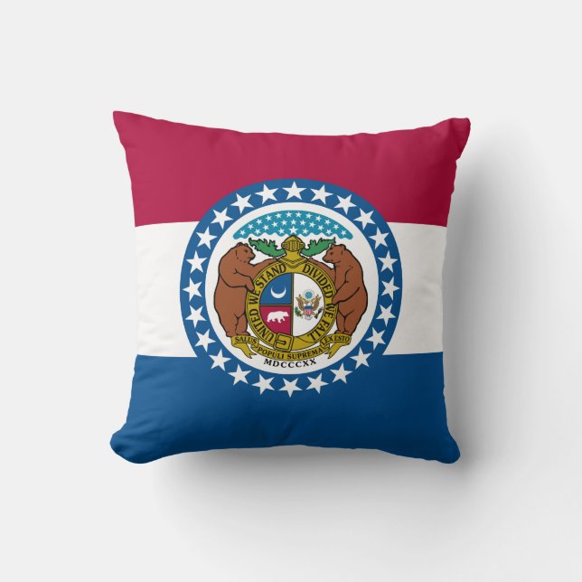 Missouri State Flag Cushion (Front)