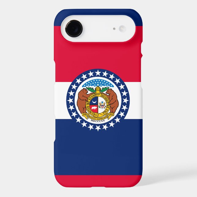 Missouri State Flag Design Case-Mate iPhone Case (Back)