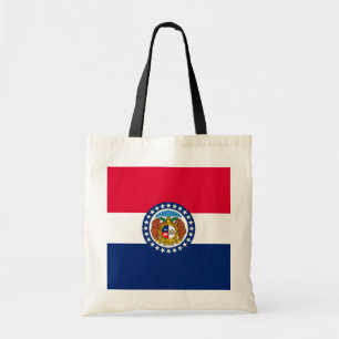 Missouri State Flag Design Tote Bag