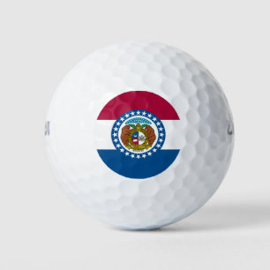Missouri State Flag Golf Balls
