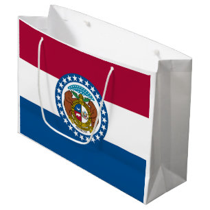 Missouri State Flag Large Gift Bag