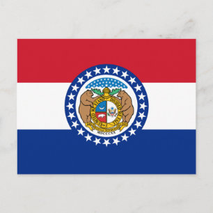 Missouri State Flag Postcard