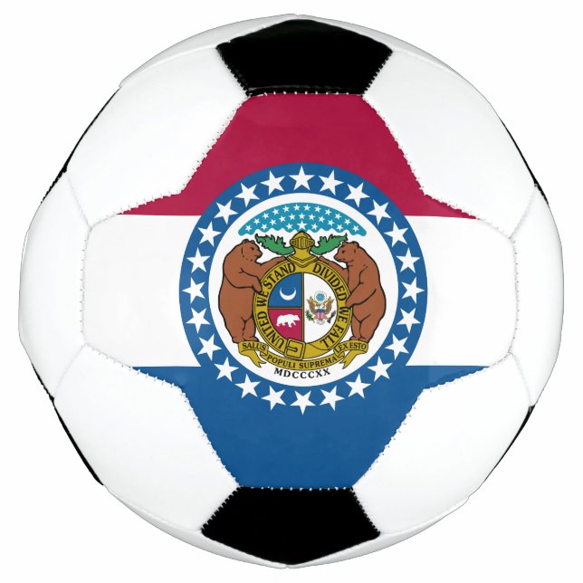 Missouri State Flag Soccer Ball (Front)