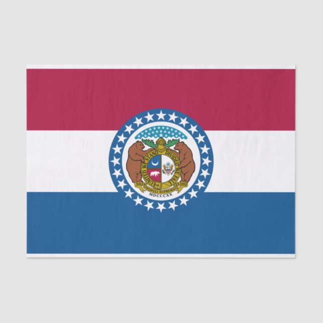 Missouri State Flag Tissue Paper (Front)