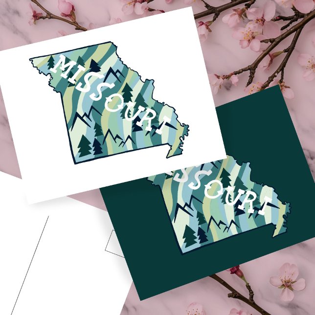 Missouri State Illustrated Map Postcard (Missouri State Illustrated Map Postcard
)