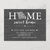 MISSOURI State Moving Announcement Post Card