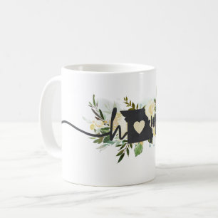 Missouri State Personalised Your Home City Rustic Coffee Mug