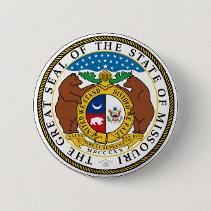 Missouri State Seal 6 Cm Round Badge