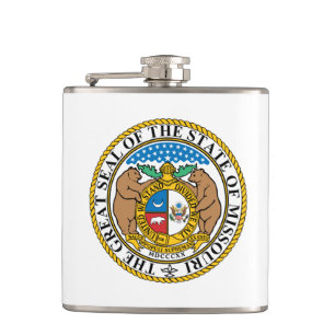 Missouri State Seal Hip Flask