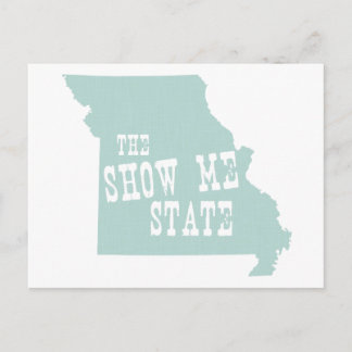 Missouri State Slogan Motto Postcard