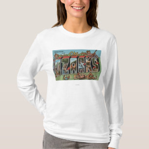 Missouri - The Ozarks - Large Letter Scenes 2 T-Shirt
