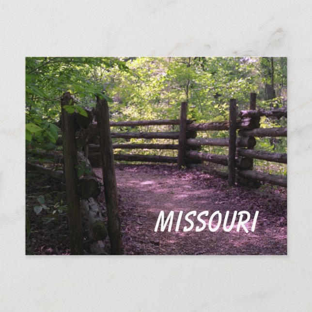 Missouri Trail Postcard (Front)