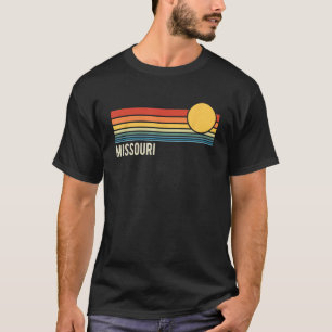 Missouri USA Retro Sunset Style Design T-Shirt