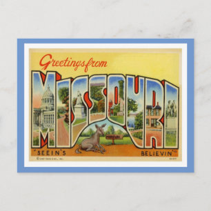 Missouri Vintage Postcard