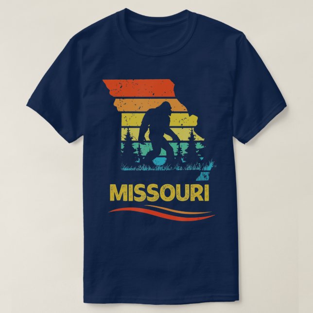Missouri with a Bigfoot  T-Shirt (Design Front)