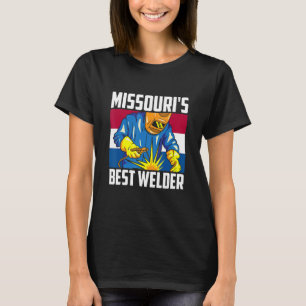 Missouri's Best Welder Ironworker Ironsmith Missou T-Shirt