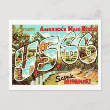 Missouri's Route 66 Postcard