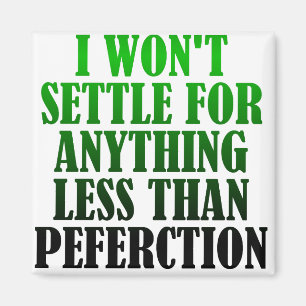 Misspelled Perfection Funny Fridge Magnet