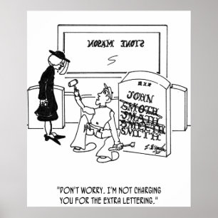 Misspelled Tombstone Poster