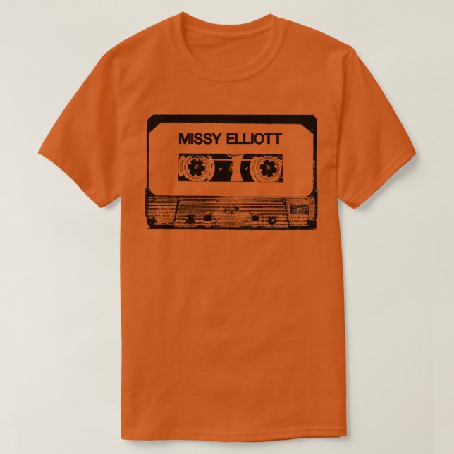 Missy Elliott Cassette Tape T-Shirt (Design Front)