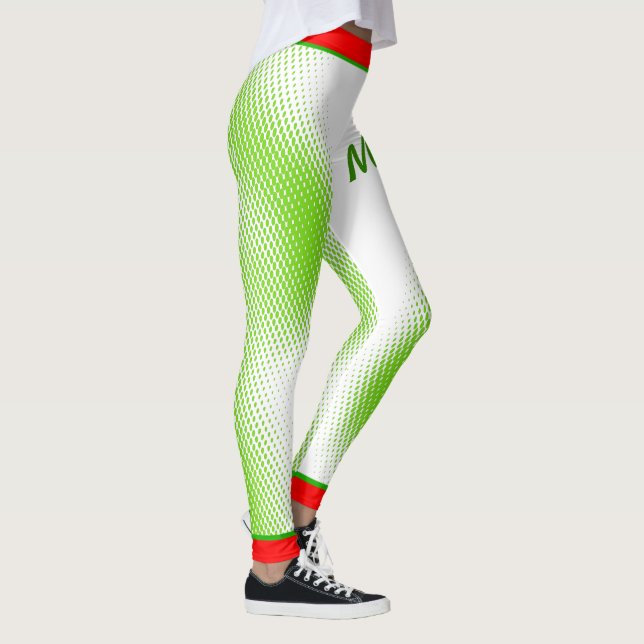 Missy in Large Text with Dot Pattern on Your Colou Leggings (Right)
