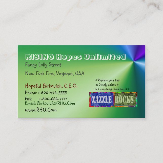 Missy Pakenham - Super Shine CDROMS Business Card (Front)