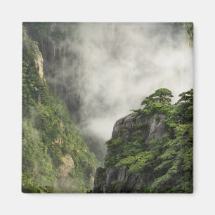 Mist among the peaks and valleys of Grand Canyon Magnet