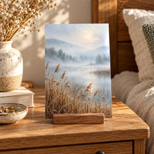 Mist Between the Reeds Art Print
