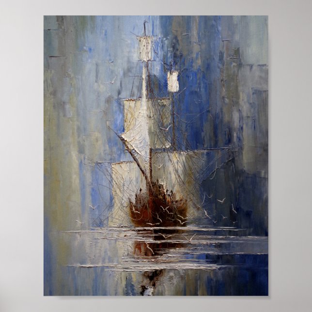Mist, contemporary art poster (Front)