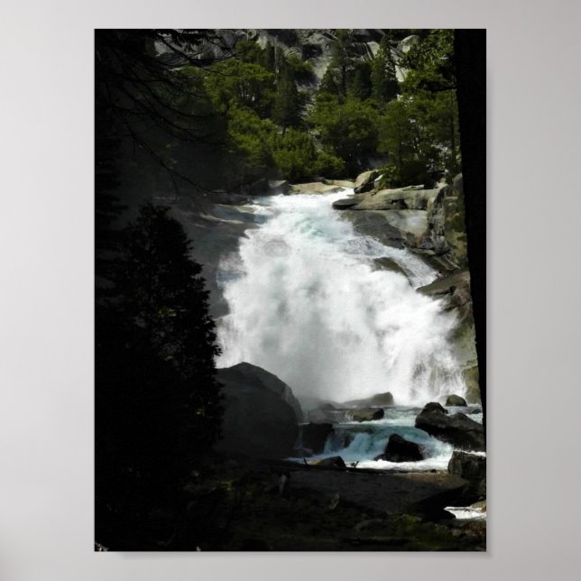 Mist Falls, King's Canyon National Park, CA Poster (Front)