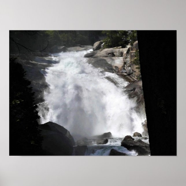 Mist Falls, King's Canyon National Park, CA Poster (Front)