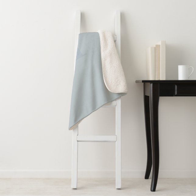 Mist Monogram Sherpa Blanket (In Situ)