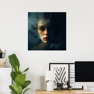 “Mist of Melinoë” – A Spectral Portrait Poster