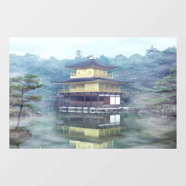 Mist on the Golden Pavilion - Kyoto, Japan, Asia (Sheet)