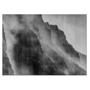 Mist on the rocks cutting board