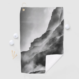 Mist on the rocks golf towel