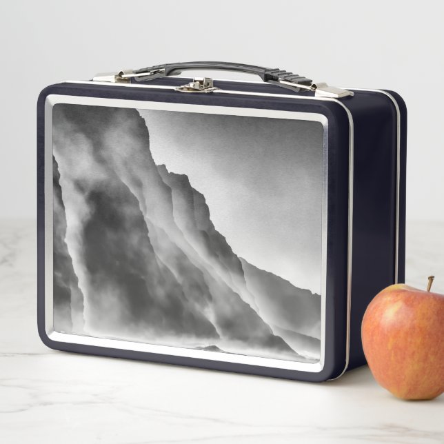 Mist on the rocks metal lunch box (In Situ)