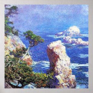 Mist over Point Lobos, fine art by Guy Rose Poster