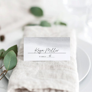 Mist Wedding Place Cards