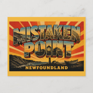 Mistaken Point Ecological Reserve Newfoundland Postcard