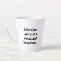 Mistakes Latte Mug