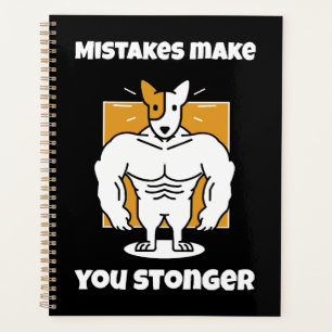 Mistakes make you stronger planner