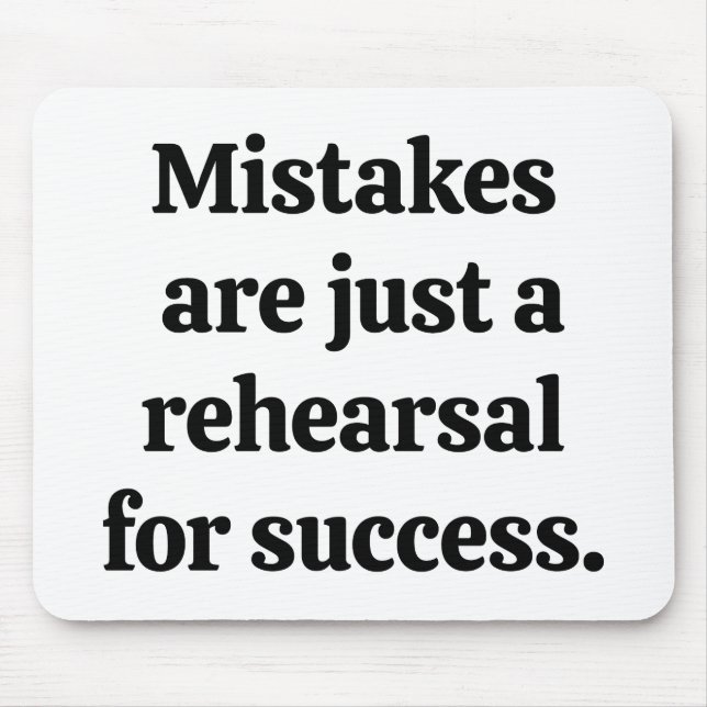 Mistakes Mouse Pad (Front)