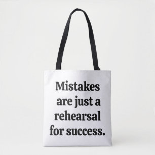 Mistakes Shoulder Tote Bag