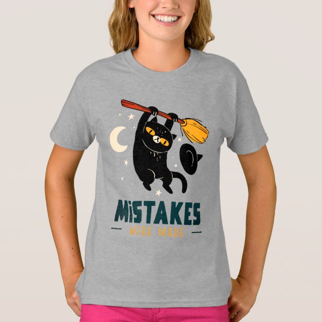 Mistakes Were Made Kids Halloween Shirt – Funny (Front)