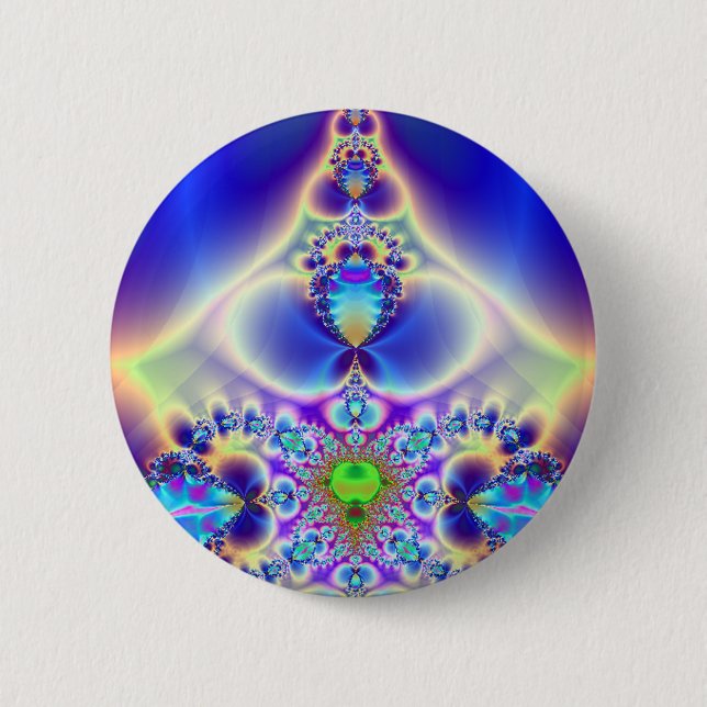 Misted Spectrum 6 Cm Round Badge (Front)